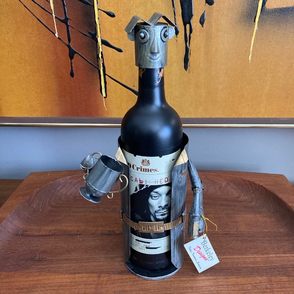 TIN MAN BOTTLE HOLDER